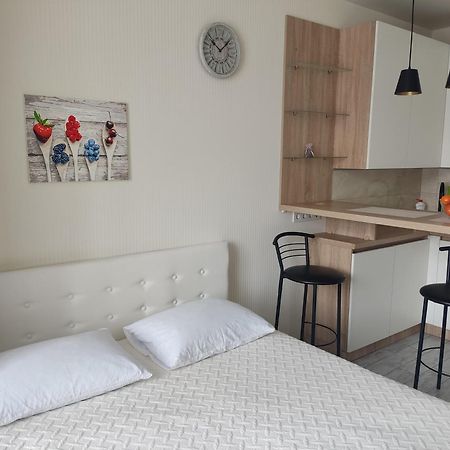Apartment Kiev Studio With City View Bagian luar foto