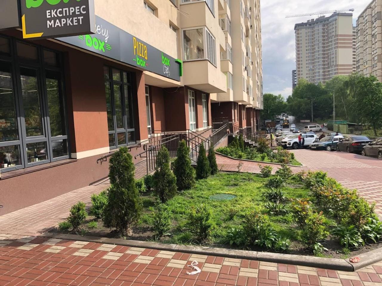 Apartment Kiev Studio With City View Bagian luar foto