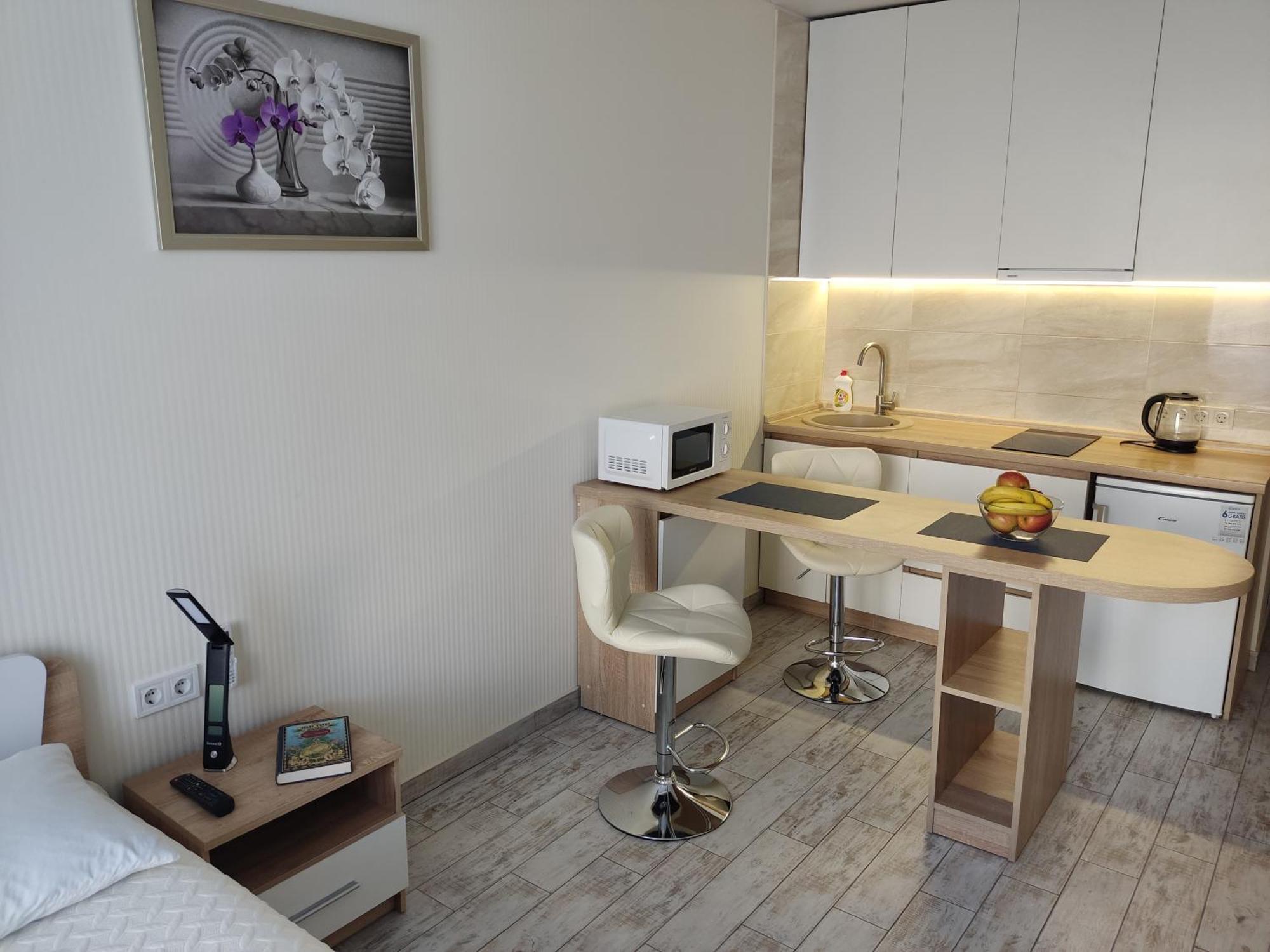 Apartment Kiev Studio With City View Bagian luar foto